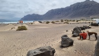 Der Strand von Famara.